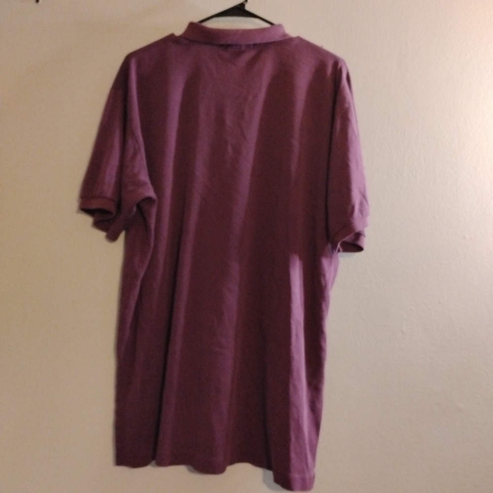 Hunt Club Purple Polo Shirt Men's Size L Short Sleeve Embroidered Logo - Picture 7 of 7